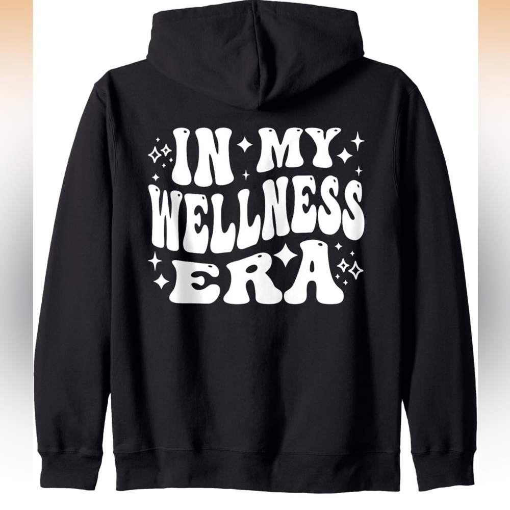 In My Wellness Era, Self-Care, Mental Health Journey Zip Hoodie S unisex 605/bb4